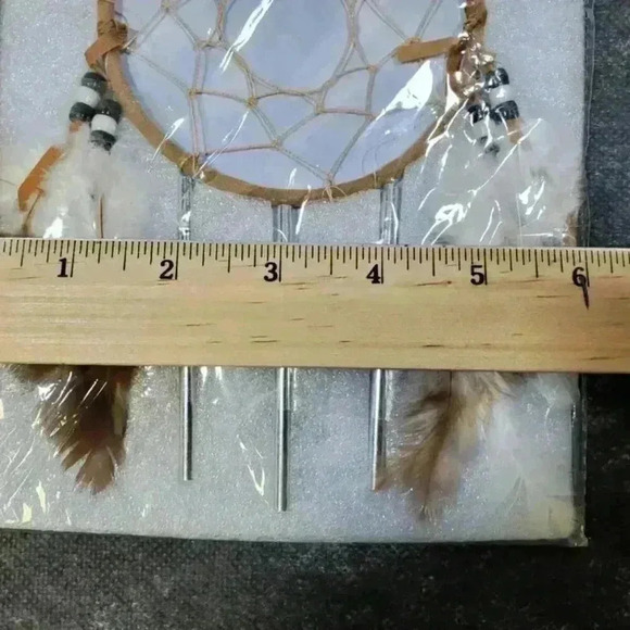 NIP Wind Chime Legend of the Dreamcatcher Dream Catcher w/ Chimes & Feathers - B - Picture 9 of 10
